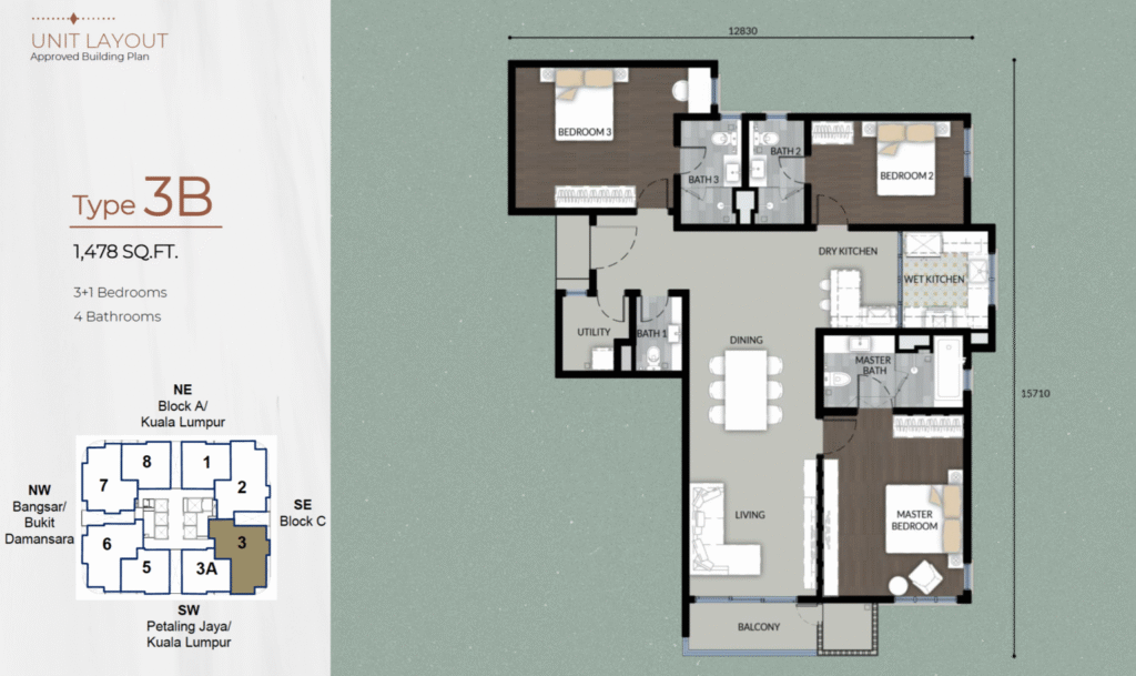 Bangsar Hill Park - Type 3B