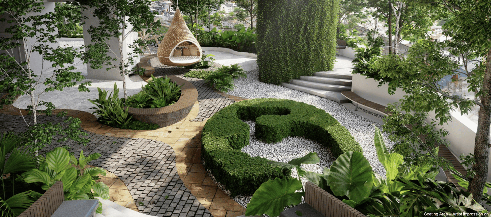 Bangsar Hill Park Seating Area